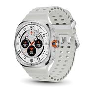 U8 Ultra Smart Watch Android OS 4G/5G Sim Card GPS WIFI Rotary Camera Global Calling 128GB Storage Amoled Screen Smartwatch (Silver White,8GB 128GB)