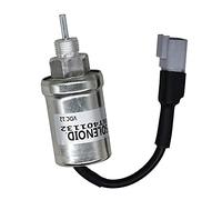 U85206451 12V Shutoff Solenoid U85206520 Compatible with Perkins Engine 403D 404D 404C 403C HL403C-15 HR404C-22T 404C-22 402D Compatible with Caterpillar Asphalt Paver AP-255E BB-621C