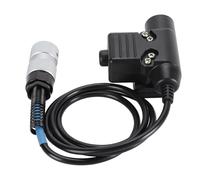 U94 PTT Adapter Push to Talk Button, Walkie Talkie Headset Connector Cable, Radio Headset Connector for PRC 152 PRC 148 Radio