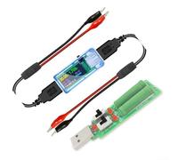 U96 USB Tester, Digital DC Voltmeter, Ammeter & Power Bank Charger Analyzer For Voltage/Current/Power/Capacity Monitoring(blue)