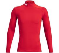 UA CG Armour Comp Mock - Red / / White - LG