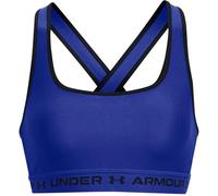 UA Crossback Mid Bra, Blue, XS