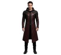 UA-Fashed DMC Dante Trench Coat for Men - Devil May Cry 5 Red Long Jacket