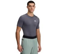 UA HG Armour Comp SS - Castlerock / / White - LG
