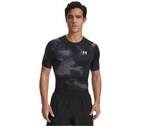 UA HG Armour Printed SS - Black / / White - SM