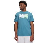 UA Team Issue Wordmark SS - Boundless Blue / / Lumos Lime - 3XL