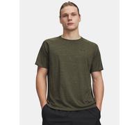 UA TexturedShort SleeveTee Marine Green/Black UK M