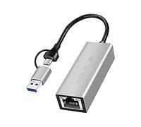 UA0422 USB adapter for Ethernet USB 3.2 grey 0.15 m LOGILINK