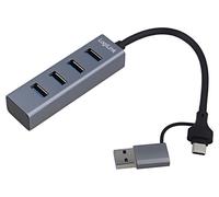 UA0455 Hub USB A Female x4, USB A Male, USB C Male USB 3.0 LOGILINK