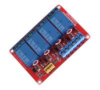 Uadme 12V Relay Module, 4 Channel Relay Board with Optocoupler Isolation Support High or Low Level Trigger, Solid State Expansion Board 5V/12V/24V