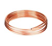 Uadme 2M Soft Copper Tube, OD 4mm x ID 3mm | Suitable for Generators, Busbar, Cable, Switchgear, Air Conditioner, Refrigerator, and More