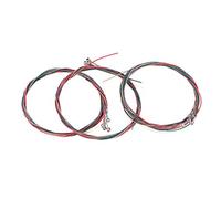 Uadme 3 Set Universal Steel Acoustic Folk Guitar Strings, Colorful Replacement Strings for Acoustic Guitar, Musical Instrument Accories