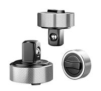 Uadme 3Pcs Mini Palm Ratchet Wrench Set, 1/4, 3/8, 1/2" Reversible Thumb Wheel Ratchet Wrenches, Thumb Lever Finger Ratchet Wrench Set for Tight Spaces