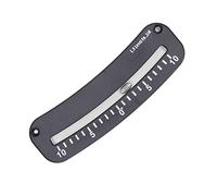Uadme Angle Clinometer, Mini Inclinometer, -10° to 0° to 10° Clear Scale Handy Tube Clinometer, Inclinometer Spirit Level, Slope Meter Levels, with Fixing Hole, for Boat, Truck, RV, Caravan, Trailer