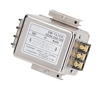 Uadme EMI Filter, Power Filter, EMI Filter Noise Suppressor Power EMI Filter 2 Pole 1 Phase 115V 250V 20A 50/60Hz, Stabler Operation