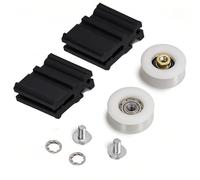Uadme Greenhouse Door Wheels, 22mm Halls Green House Doors Wheel Replacement Kits Shower Door Rollers Greenhouse Sliding Doors Runners