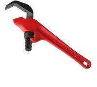 Uadme Hex Offset Wrench Adjustable for Narrow Spaces, 9.5 inch/240mm Plumbers Pipe Spanner, Portable Plumbing Wrenches for Gripping Hexagonal or Square Nuts, 1-1/8" - 2 5/8" Capacity