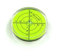 Uadme Large Bullseye Bubble Spirit Level Acrylic, 60mm Diameter High Precision Circular Spirit Level with Degrees, Horizontal Platform Balance Tool for Caravans, Camera and Tripod (Normal)