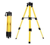 Uadme Level Tripod, Construction Tripod for Laser and Levellers, 1m Portable Lightweight Adjustable Laser Tripod, 5/8" Thread Mount for Varieties Tools
