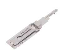 Uadme Lock Picking Kit, 2 in 1 Stainless Steel Lock Pick Master Key Decoder, Locksmith Lockpicking Tools, Lockpick for Repair Maintenance