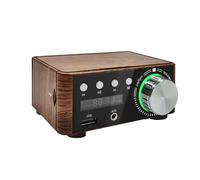 Uadme Mini Amplifier Hifi, Bluetooth 5.0 Digital Stereo Audio Amp 2.0 Channel 50W×2 with USB and Multi Inputs, Power Sound Receiver for Home Car Speaker and Theater System（No power cord）