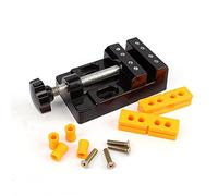 Uadme Mini Bench Clamp Table Vice, Adjustable Drill Press Vice for DIY Jewelry Walnut Nuclear Drilling Carving