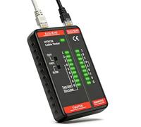 Uadme Network Cable Tester for RJ11 RJ45 Ethernet, Portable Line Tester for UTP/STP Continuity Test, Telephone Line Finder, LAN CAT5 CAT5E CAT6 CAT6A CAT7 Home Repair