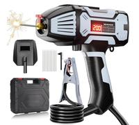 Uadme Portable Welding Machine Handheld, 220V ARC Welder Gun with IGBT Inverter, Variable Current Adjustment, Electric Welder Machine for 1/16"-1/8" (1.6-3.2mm) Wire Rods