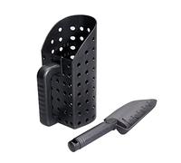 Uadme Sand Scoop and Shovel Set, Professional Sturdy ABS Plastic Treasure Hunting Tools for Metal Detecting, Portable Digging Kit for Beach, Gardening, Camping Adults/Kids