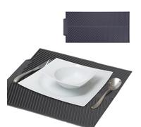 Uadme Sink Mat Protector, Silicone Washing Up Drainer Rack Non Slip Dish Rack Mat Multiple Usage Dish Mat Universal Drain Board,Prevents Water Build Up for Kitchen Counter(Gray)