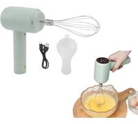 Uadme Small Electric Whisk Mixer,Wireless Hand Mixer,USB Rechargeable Lightweight handheld kitchen mixer for Making Coffee Cake Lattes, for Use at Home Outdoors