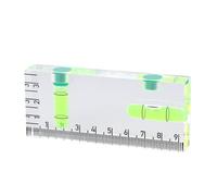 Uadme Small Level, Mini Magnetic Bubble Levels, with 2 Different Bubbles 90°/180°, Portable Pocket Level, for Picture Hanging Machinist Construction (95x40x14mm)