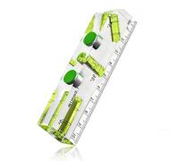 Uadme Small Spirit Level with Magnets, 45/90/180° Mini Transparent Bubble Levels, Acrylic Material High Visibility, Pocket Level for Picture Hanging Machinist Construction and Dad's Gift