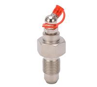 Uadme Stainless Steel Grease Valve, Professional Standard Grease Fitting Valve Replacement for Hitachi Excavator, Track Adjuster Grease Valve