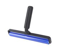 Uadme Static Roller Dust Removal Roller, Super Sticky Blue Silicone Cleaner with Black Handle, 14 in, Soft Static Action, Manual Dust Removal Tool