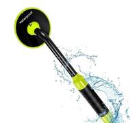 Uadme Underwater Metal Detector, Higher Accuracy, Lightweight, Completely Waterproof 65 Feet Underwater, Handheld Coil Metal Finder with LED and Alarm for Treasure Seeking