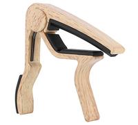 Uadme Universal Acoustic Folk Guitar Capo, Tuning Clamp Clip for Musical Instruments, Wood Type, Guitar Accory, Lightweight Design, Easy to Use