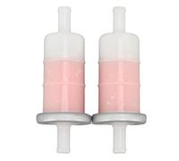 Uadme Universal Fuel Filters, 2Pcs 9.5Mm 10Mm 3/8In Universal Motorcycle Petrol Inline Filter Fuel Filter Element 10Mm Inline Filter For Motorcycles Cars Generator Trucks