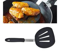 Uadme Wide Round Spatula, Nonstick Cookware Heat Resistant Extra Large and Wide Flexible Silicone Spatulas Kitchen Cooking Utensils Set for Pancake Eggs