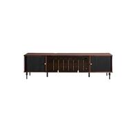 uadyie Tv Stand Cabinet 200cm Solid Wood Country Entertainment Center, Household Vintage Living Room Storage Furniture for Hotels & Conference Rooms Tv Cabinets For Living Room