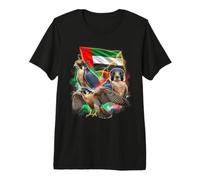 UAE Falcons National Pride Patriotic Flag Premium T-Shirt