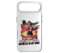 UAE Women Padel Hero Artwork Soft In My Words Ruthless Wins Case for iPhone Air