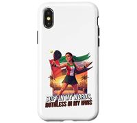 UAE Women Padel Hero Artwork Soft In My Words Ruthless Wins Case for iPhone X/XS