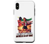 UAE Women Padel Hero Artwork Soft In My Words Ruthless Wins Case for iPhone XS Max