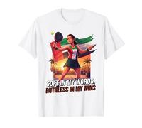 UAE Women Padel Hero Artwork Soft in My Words Ruthless Wins T-Shirt