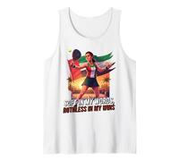 UAE Women Padel Hero Artwork Soft in My Words Ruthless Wins Tank Top