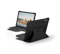 UAG Designed for Galaxy Tab S9 Plus Case 12.4" 2023 SM-X810 Metropolis SE Black, Multi-Angle Kickstand Folio with Auto Wake/Sleep & S Pen Holder Rugged Protective Cover by URBAN ARMOR GEAR