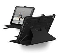UAG Designed for iPad 10.2" (9th Gen 2021/ 8th Gen 2020/ 7th Gen 2019) Case Metropolis Black Rugged Heavy Duty Protective Cover Multi-Angle Viewing Folio Stand with Pencil Holder by URBAN ARMOR GEAR
