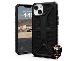 UAG Monarch Tough Rugged Case for Apple iPhone 14 Plus made with Kevlar, Black