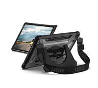 UAG Plasma for Microsoft Surface Pro 12" (1st Ed/2nd Ed) Case, Ice/Black | 2025/2026, Protective Case w Kickstand, Handstrap, Shoulder Strap & Pen Storage, TPU, Shockproof, Military Grade Protection